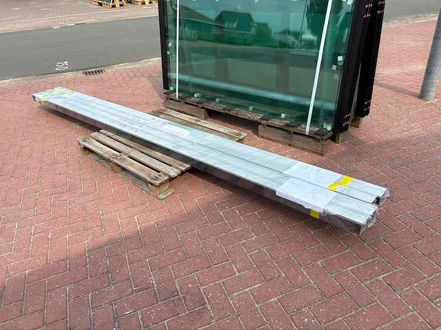 Set glaspanelen - 98cm x 220cm helder (4x4) - afbeelding 6 van  10
