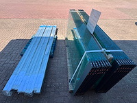 Set glaspanelen - 98cm x 225cm helder (10x3) - afbeelding 7 van  11