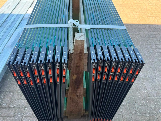 Set glaspanelen - 98cm x 225cm helder (10x3) - afbeelding 8 van  11