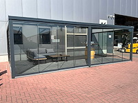 Set glaspanelen - 98cm x 230cm helder (4x3) - afbeelding 4 van  11