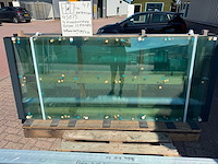 Set glaspanelen - 98cm x 230cm helder (4x3) - afbeelding 6 van  11