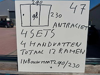 Set glaspanelen - 98cm x 230cm helder (4x3) - afbeelding 10 van  11