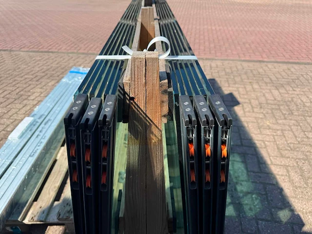 Set glaspanelen - 98cm x 230cm helder (4x3) - afbeelding 8 van  11
