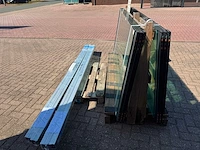 Set glaspanelen - 98cm x 230cm helder (4x3) - afbeelding 7 van  11