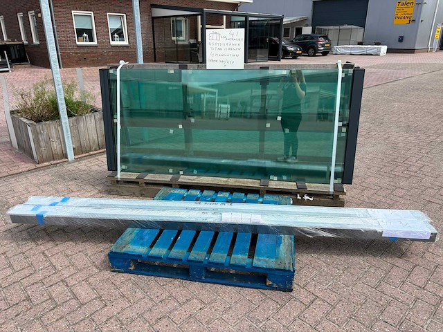 Set glaspanelen - 98cm x 230cm helder (4x3) - afbeelding 4 van  9