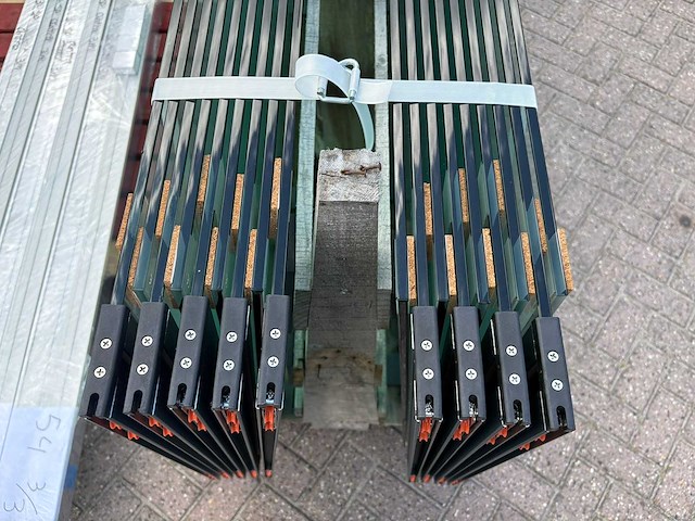Set glaspanelen - 98cm x 230cm helder (6x3) - afbeelding 7 van  11