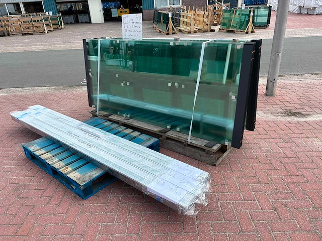 Set glaspanelen - 98cm x 235cm helder (6x3) - afbeelding 4 van  8