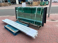 Set glaspanelen - 98cm x 235cm helder (6x3) - afbeelding 4 van  8