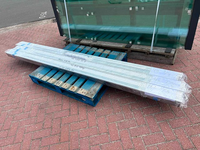 Set glaspanelen - 98cm x 235cm helder (6x3) - afbeelding 6 van  8
