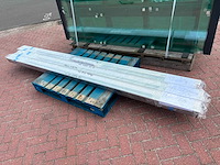 Set glaspanelen - 98cm x 235cm helder (6x3) - afbeelding 6 van  8