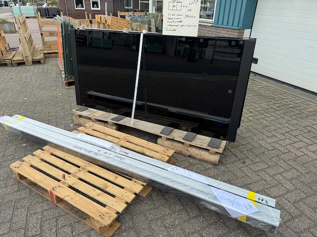 Set glaspanelen - 98x210 helder (3x3) - afbeelding 1 van  10