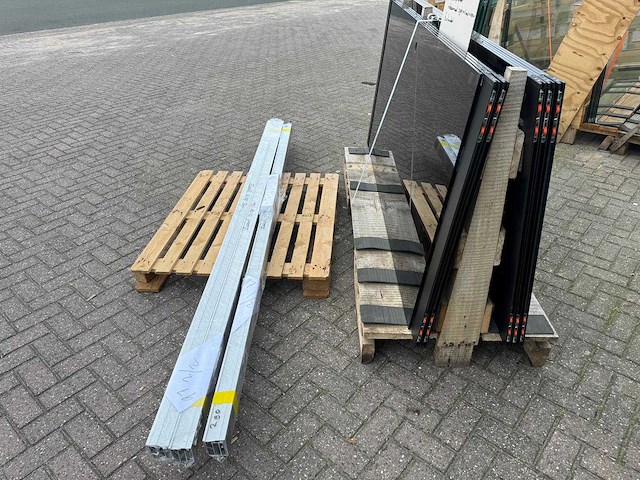 Set glaspanelen - 98x210 helder (3x3) - afbeelding 5 van  10