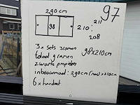 Set glaspanelen - 98x210 helder (3x3) - afbeelding 8 van  10