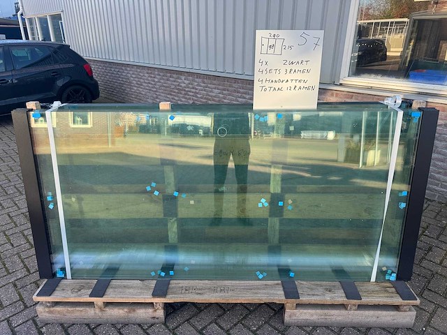 Set glaspanelen - 98x215 helder (4x3) - afbeelding 5 van  10