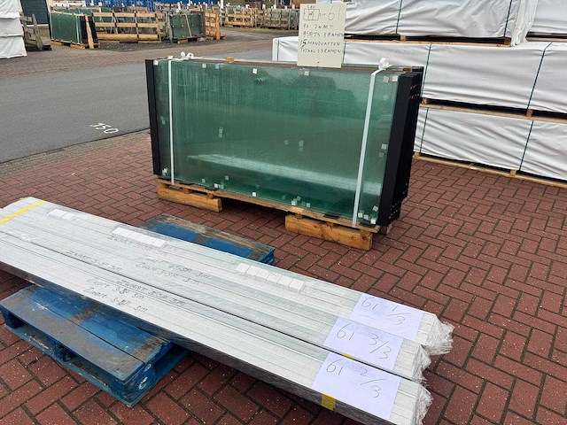 Set glaspanelen - 98x215 helder (9x3) - afbeelding 5 van  10