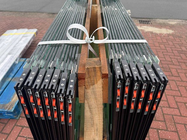 Set glaspanelen - 98x215 helder (9x3) - afbeelding 8 van  10