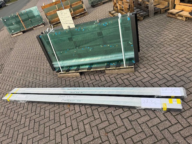 Set glaspanelen - 98x225 helder (4x4) - afbeelding 7 van  10