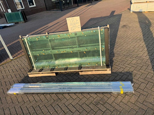 Set glaspanelen - 98x230 helder (4x3) - afbeelding 9 van  11
