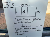 Set glaspanelen - 98x230 helder (4x3) - afbeelding 10 van  11