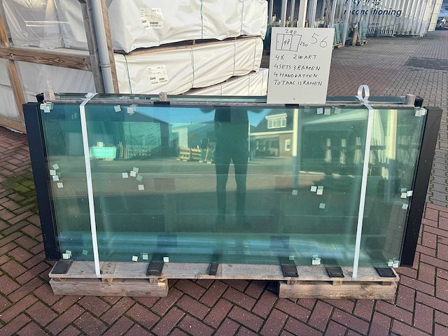 Set glaspanelen - 98x230 helder (4x3) - afbeelding 5 van  10