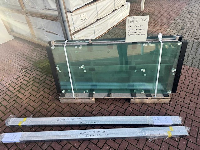 Set glaspanelen - 98x230 helder (4x3) - afbeelding 7 van  10