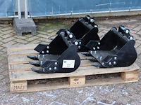 Set graafbakken voor minigraver nieuw - afbeelding 1 van  1