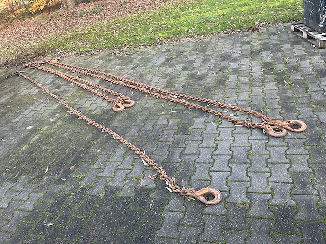 Set hijskettingen (5x) - afbeelding 1 van  12