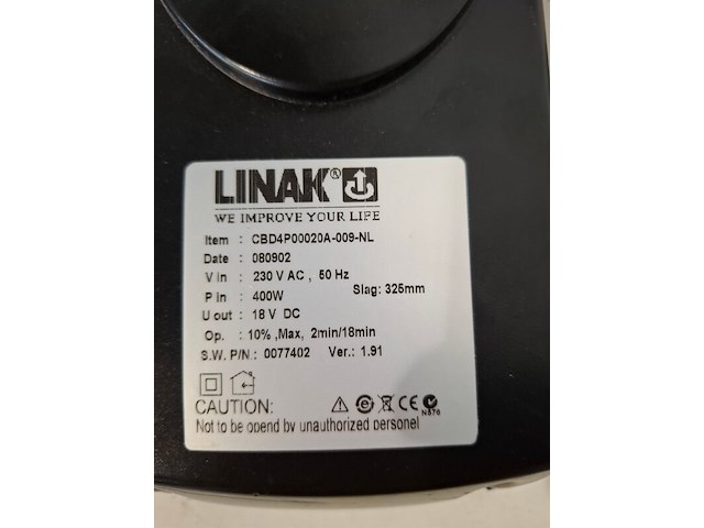 Set hoog laag motors, linak, zwart - afbeelding 3 van  5