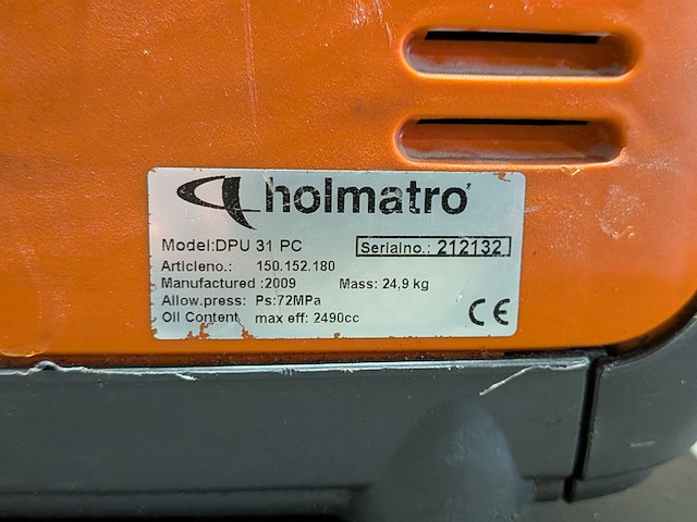 Set hydraulisch redgereedschap, holmatro - afbeelding 10 van  13