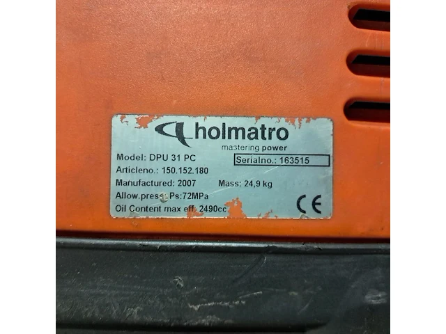 Set hydraulisch redgereedschap, holmatro - afbeelding 33 van  39