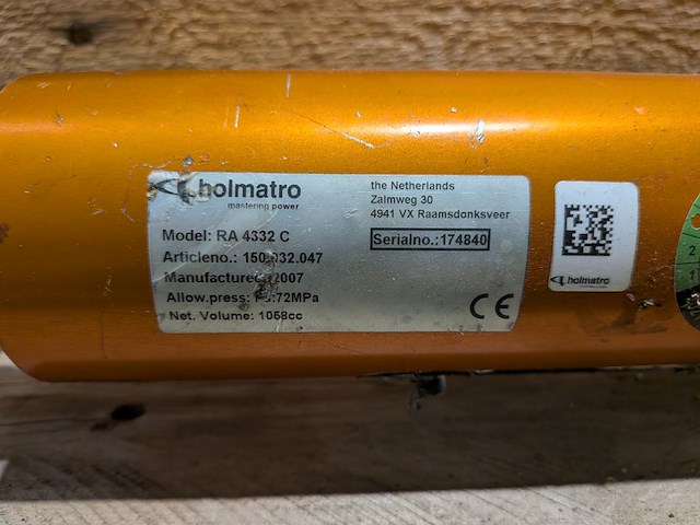 Set hydraulisch redgereedschap, holmatro - afbeelding 10 van  13
