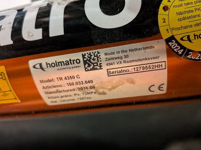 Set hydraulisch redgereedschap, holmatro - afbeelding 10 van  10