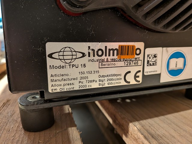 Set hydraulisch redgereedschap, holmatro - afbeelding 8 van  11