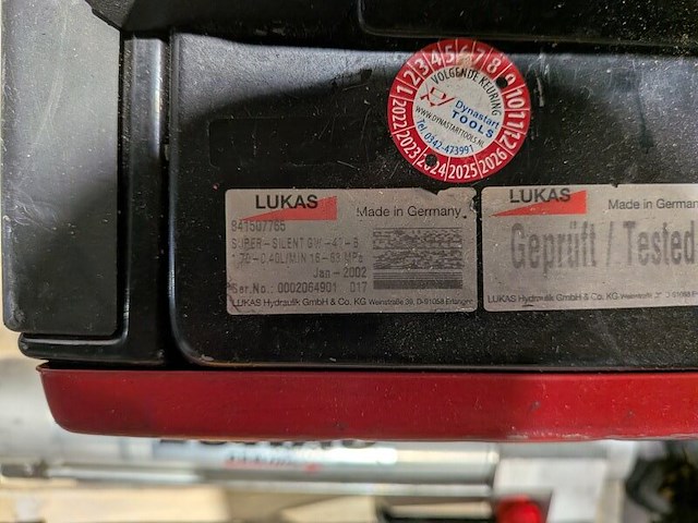 Set hydraulisch redgereedschap, lukas - afbeelding 6 van  14