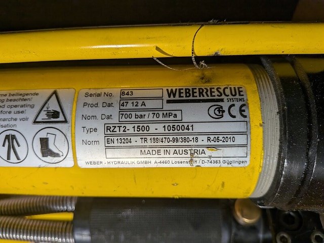 Set hydraulisch redgereedschap, weber-hydraulik - afbeelding 10 van  11