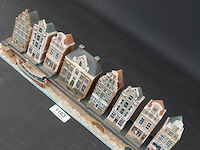 Set is een miniatuur amsterdamse grachtenhuizen - afbeelding 3 van  5