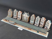 Set is een miniatuur amsterdamse grachtenhuizen - afbeelding 4 van  5