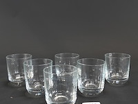 Set klassieke, heldere whiskyglazen - afbeelding 1 van  5