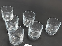 Set klassieke, heldere whiskyglazen - afbeelding 4 van  5