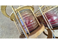 Set koperen ankerlichten met fresnel lenzen - afbeelding 2 van  4