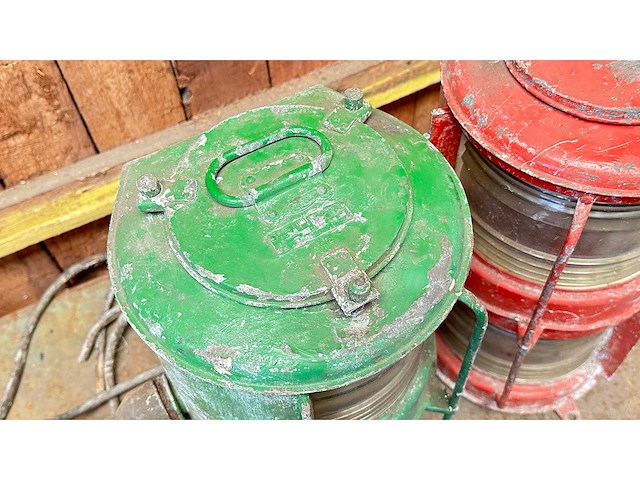 Set koperen boordlichten met fresnel lenzen - afbeelding 2 van  4