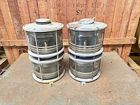 Set koperen boordlichten met fresnel lenzen - afbeelding 1 van  3