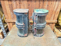 Set koperen boordlichten - afbeelding 1 van  4
