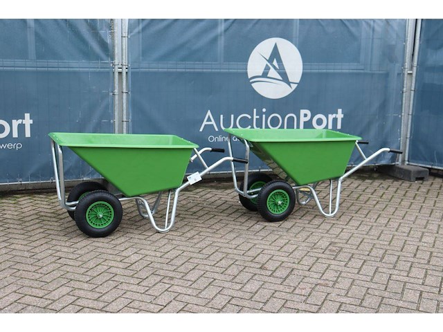 Set kruiwagens 160l nieuw - afbeelding 1 van  1