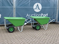 Set kruiwagens 160l nieuw - afbeelding 1 van  1