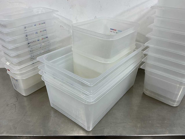 Set kunststof gastronormbakkken - afbeelding 1 van  1