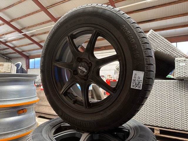 Set lichtmetalen velgen met winterband interaction wheels, continental - afbeelding 2 van  5