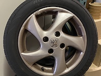 Set lichtmetalen velgen peugeot 206 - afbeelding 2 van  4