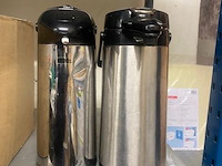 Set met 2 stuks bravilor koffie/tap/warmhoud kan