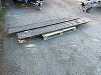 Set oprijplaten aluminium